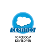 Salesforce.com Certified Force.com Developer logo